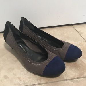 Dana Buchman colorblock flats! Only worn once.